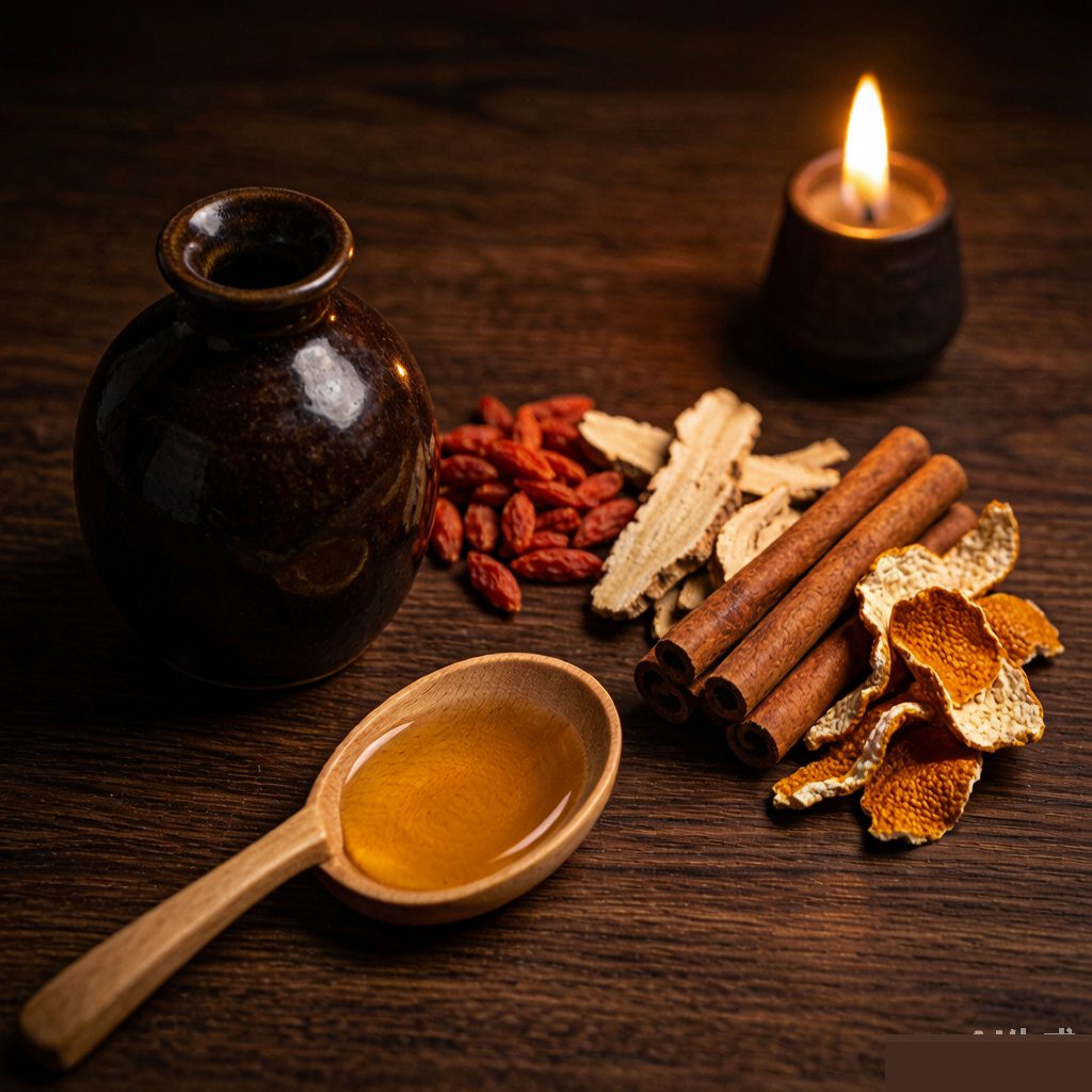 中药材与黄酒